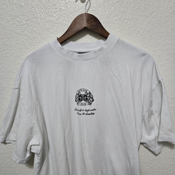 Darc Sport Till the End  Premium white oversized tee shirt short sleeve - Picture 3 of 7